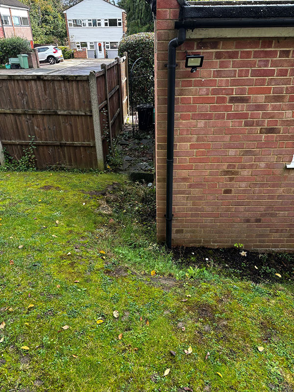Previous TR Gardening project Example of previous TR Gardening work